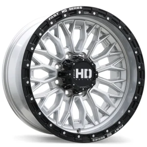 Fast HD – Muramasa – Silver – 20″x10″ 0mm – All weather Wheels – F276-2000-82SB+00C211